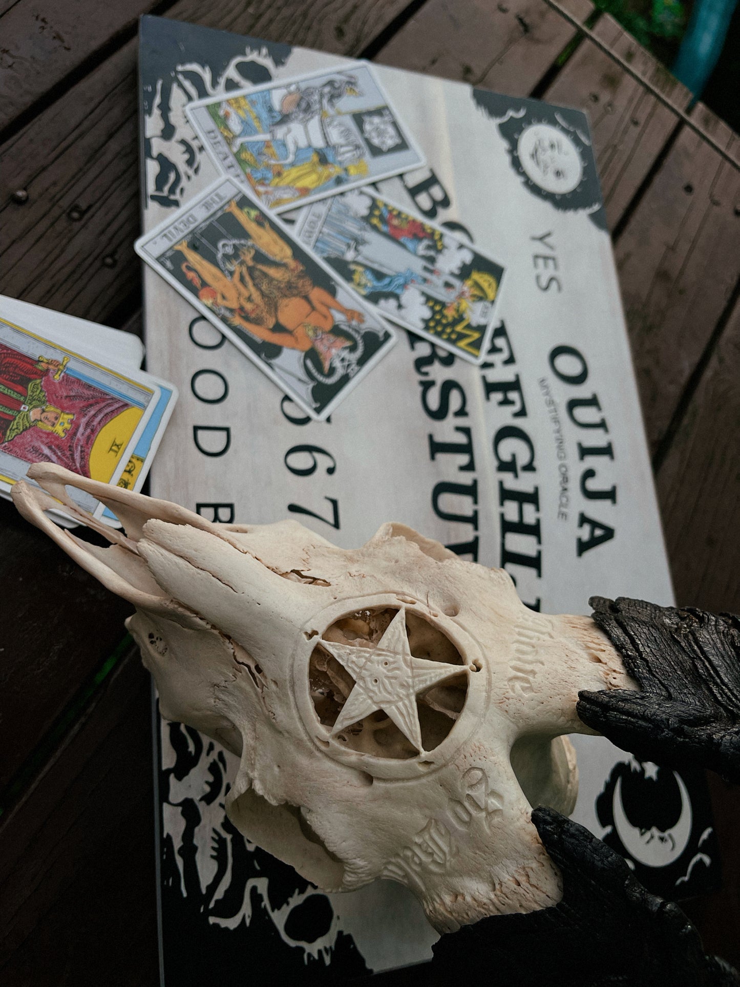 Carved Baphomet Goat