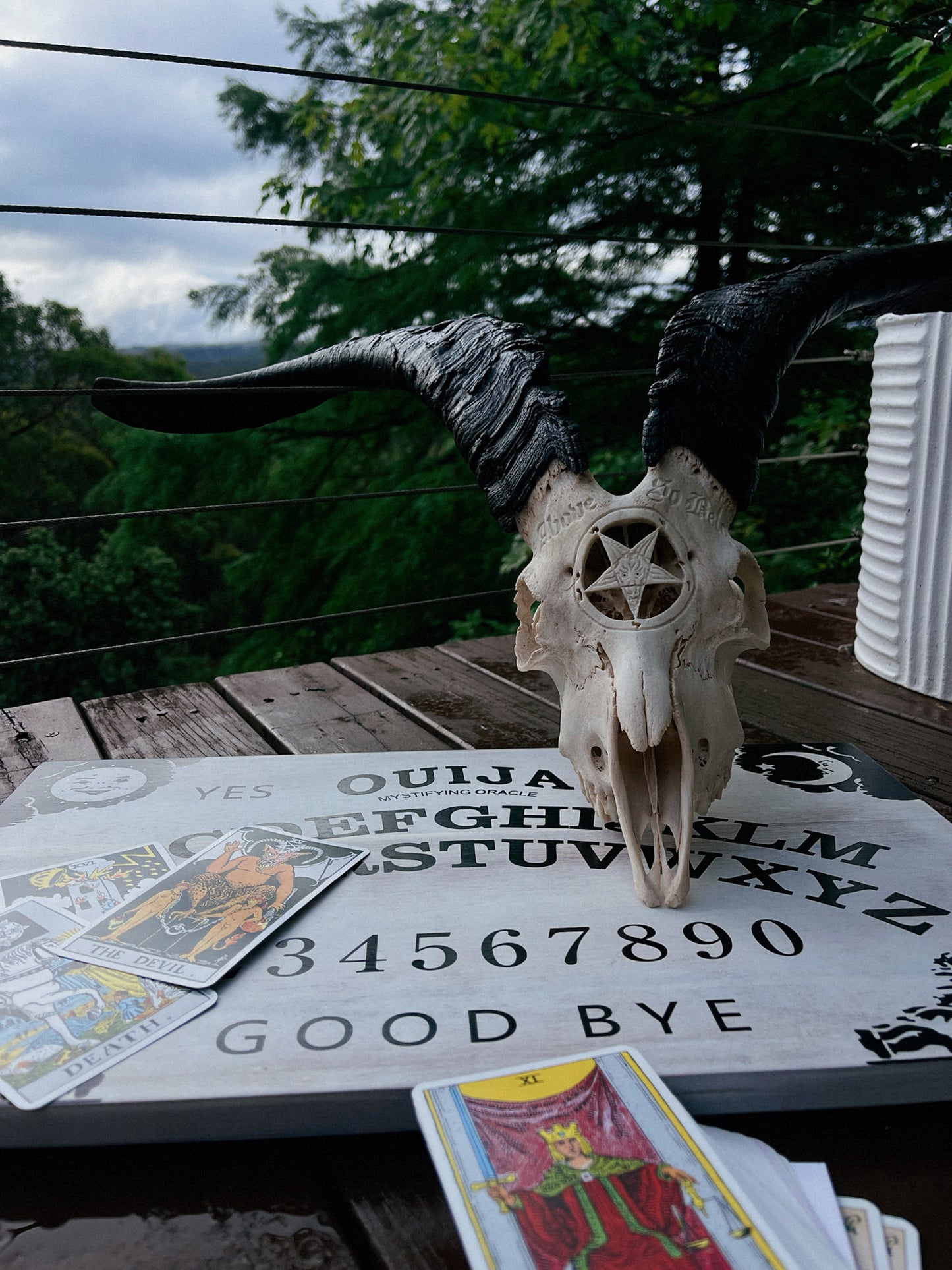 Carved Baphomet Goat
