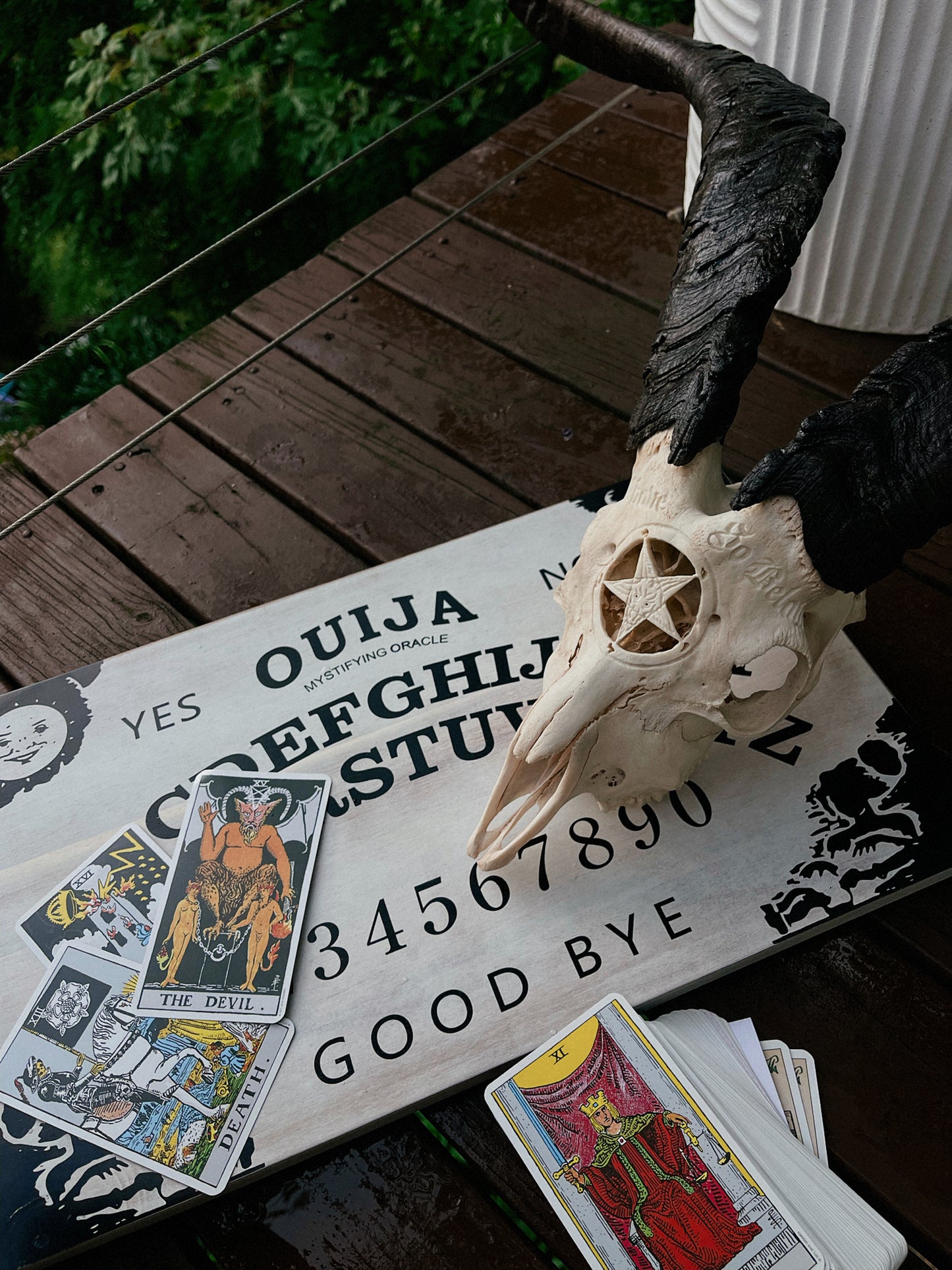 Carved Baphomet Goat
