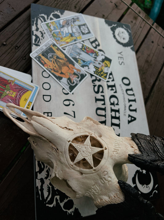Carved Baphomet Goat